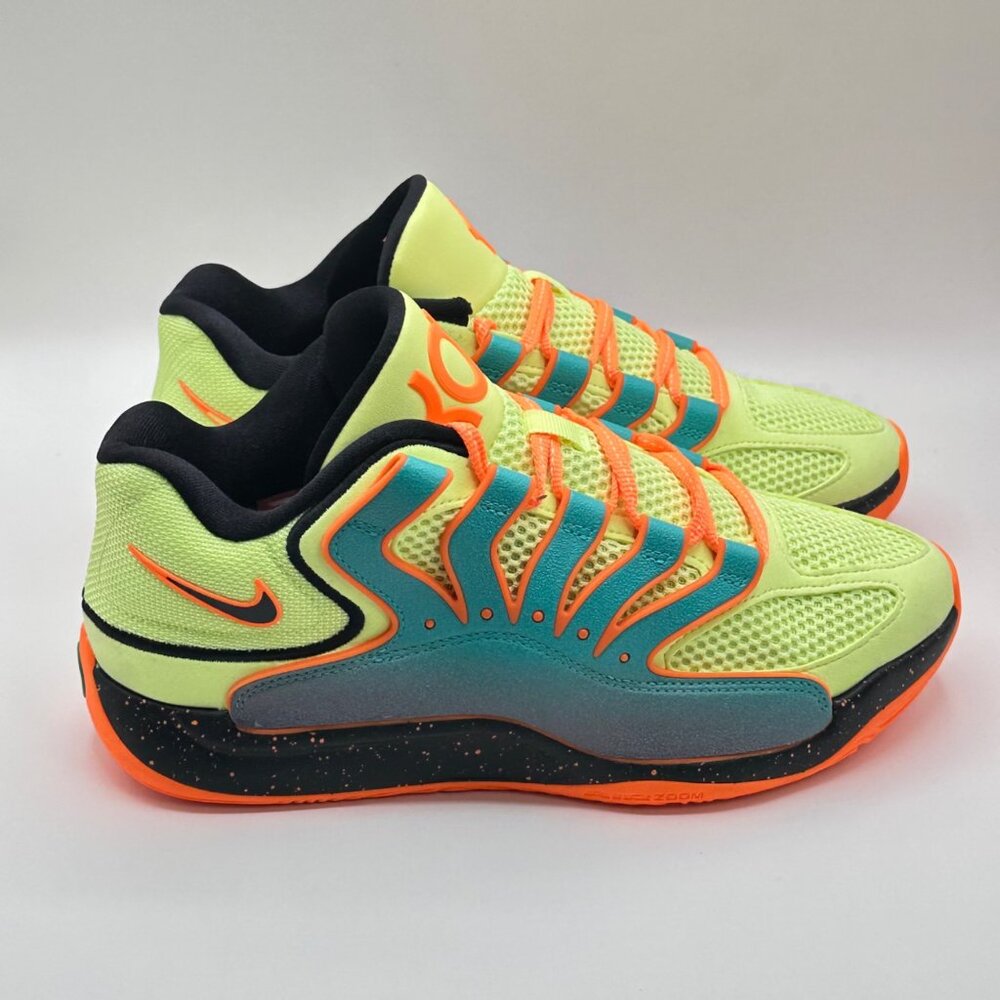 Mens Nike KD18 NRG New Timeline Clear Jade Black Liquid Lime Sz 8.5 HV1993-301 - Picture 3 of 8
